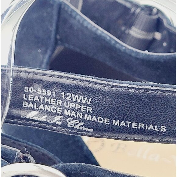 Bella‎ Vita Black Sandal - Size 12EEE - Picture 8 of 8